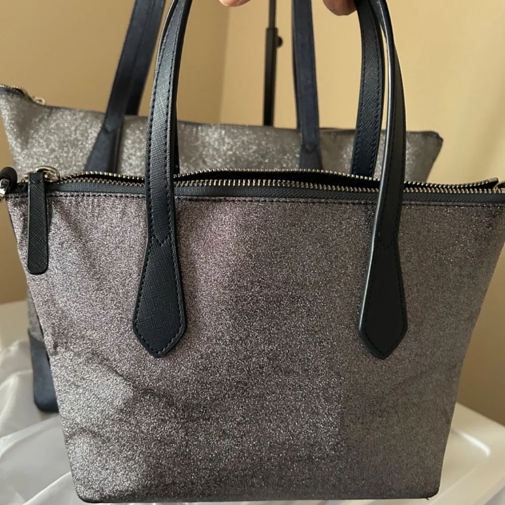 Kate Spade Glitter Saffiano Leather Purses